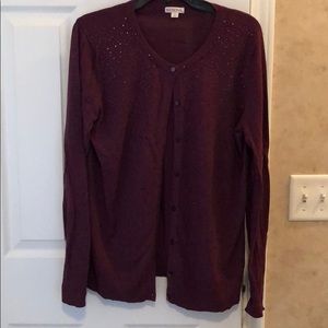 Merona Cardigan with Rhinestones